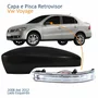 Kit Capa Com Pisca Retrovisor Vw Voyage G5 2008 2009 2010 2011 2012 Texturizado Lado Esquerdo Motorista