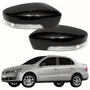 Kit Capa Com Pisca Retrovisor Vw Voyage G6 2008 2009 2010 2011 2012 Liso