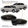 Kit Capa Com Pisca Retrovisor Vw Voyage G6 2008 2009 2010 2011 2012 Liso