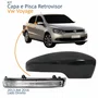 Kit Capa Com Pisca Retrovisor Vw Voyage G6 2013 2014 2015 2016 Liso Lado Direito Passageiro