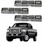 Kit de Emblema Lateral Ford f-250 - Escrito F-250 XLR SUPER DUTY