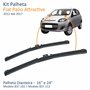 Kit de Palheta Multi Encaixes 12”, 16” e 24” Fiat Palio Attractive 2012 Até 2017