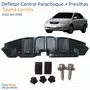 KIT Defletor Central Parachoque Dianteiro Toyota Corolla 2003 Até 2008 + Presilhas