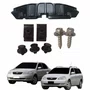 KIT Defletor Central Parachoque Dianteiro Toyota Corolla Fielder 2003 Até 2008 + Presilhas