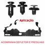Kit Defletor Parachoque Dianteiro Honda Civic 2007 2008 2009 2010 2011 Com Presilhas