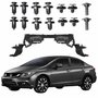 Kit Defletor Parachoque Dianteiro Honda Civic 2012 2013 2014 2015 2016 Com Presilhas