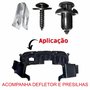 Kit Defletor Parachoque Dianteiro Honda Fit 2003 2004 2005 2006 2007 Com Presilhas