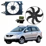 Kit Eletroventilador + Defletor Ventoinha Vw Spacefox 2006 Até 2012 Com Resistência