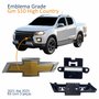 Kit Emblema Grade Gm S10 High Country 2021 2022 2023 2024 2025 Com 3 Peças