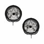 Kit Farol Auxiliar de Milha Fiat Palio G3 2004 até 2007 Siena G3 2004 até 2007 Strada G3 2004 até 2007 Moldura Cromada