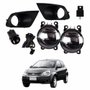 Kit Farol Auxiliar de Milha Ford Ka 2012 2013 2014 Botão Original
