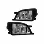 Kit Farol Auxiliar de Milha Gol G6 Voyage G6 2013 até 2016 Moldura Cromada Botão Original