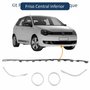 Kit Friso Cromado Parachoque Vw Polo 2012 Até 2016 - 05 Peças