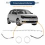 Kit Friso Cromado Parachoque Vw Polo 2012 Até 2016 - 05 Peças