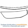 Kit Friso Grade Dianteira Gm Agile 2009 2010 2011 2012 2013 Superior Inferior Preta