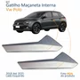 Kit Gatilho Maçaneta Interior Vw Polo 2018 Até 2025 Lado Esquerdo 2 Peças
