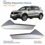 Kit Gatilho Maçaneta Interior Vw T-Cross 2019 Até 2025 2 Peças