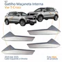 Kit Gatilho Maçaneta Interior Vw T-Cross 2019 Até 2025 4 Peças