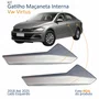 Kit Gatilho Maçaneta Interior Vw Virtus 2018 Até 2025 Lado Esquerdo 2 Peças