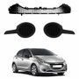 Kit Grade Parachoque Dianteiro Peugeot 208 2012 2013 2014 2015 2016 Central E Milha Sem Furo
