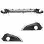 Kit Grade Parachoque Dianteiro Peugeot 208 2017 2018 2019 2020 Central E Milha Com Furo Friso Cinza
