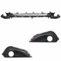 Kit Grade Parachoque Peugeot 208 2017 2018 2019 2020 Central E Milha Com Furo Friso Cromado