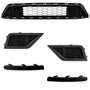 Kit Grade Parachoque Vw Gol Saveiro Voyage G8 2018 Até 2023 Milha Sem Furo, Central E Friso Inferior
