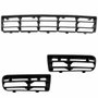 Kit Grade Parachoque Dianteiro Vw Golf 1999 Até 2006 Central E Milha
