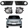 Kit Grades Parachoque Lado Direito e Lado Esquerdo + Par de Farol de Milha Vw Gol G5 2008 Até 2012