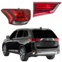 KIT Lanterna Traseira Mitsubishi Outlander 2016 Até 2020 Tampa + Canto Lado Esquerdo Motorista