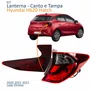 Kit Lanternas Traseira Hyundai Hb20 Hatch 2020 2021 2022 Canto E Tampa Fumê Lado Direito Passageiro