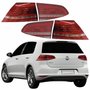 Kit Lanternas Traseira Vw Golf 2014 2015 2016 2017 Tampa E Canto Com Led