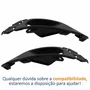 Kit Moldura Grade Farol Auxiliar Gm Cobalt 2016 2017 2018 2019 2020 Com Furo Friso Cromado