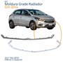 Kit Moldura Grade Radiador Gm Onix 2017 2018 2019 Inferior Superior Cinza
