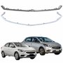 Kit Moldura Grade Radiador Gm Onix Prisma 2017 2018 2019 Inferior Superior Cinza