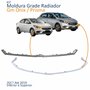 Kit Moldura Grade Radiador Gm Onix Prisma 2017 2018 2019 Inferior Superior Cinza