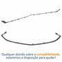 Kit Moldura Grade Radiador Gm Onix Prisma 2017 2018 2019 Inferior Superior Cinza