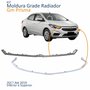 Kit Moldura Grade Radiador Gm Prisma 2017 2018 2019 Inferior Superior Cinza