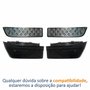 Kit Parachoque + Pisante Traseiro Mitsubishi L-200 Triton 2008 Até 2014 Lado Direito Passageiro e Lado Esquerdo Motorista