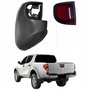 Kit Ponteira + Refletor do Parachoque Traseiro Mitsubishi L-200 Triton 2008 Até 2014 Lado Esquerdo Motorista