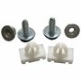 Kit Presilha Friso Tampa Traseira Peugeot 206 Hatch 2004 Até 2008 207 Hatch 2009 Até 2013 Com 6 Peças