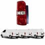 Lanterna Citroen Jumpy Peugeot Expert 2018 Até 2023 Fiat Scudo 2021 Até 2023 Bicolor Cristal Lado Esquerdo Motorista