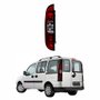 Lanterna Fiat Doblô 2010 Até 2018 Bicolor Fumê 3 Furos Lado Esquerdo Motorista