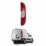 Lanterna Fiat Doblo 2010 Até 2018 Fiorino 2014 Até 2020 Bicolor Cristal 3 Furos Lado Direito Passageiro