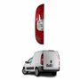 Lanterna Fiat Doblo 2010 Até 2018 Fiorino 2014 Até 2020 Bicolor Cristal 3 Furos Lado Esquerdo Motorista