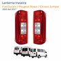 Par de Lanterna Fiat Ducato Peugeot Boxer Citroen Jumper 2006 Até 2017 Bicolor