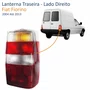 Lanterna Fiat Fiorino 2004 Até 2013 Bicolor Cristal Lado Direito Passageiro