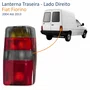 Lanterna Fiat Fiorino 2004 Até 2013 Fumê Lado Direito Passageiro