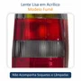 Lanterna Fiat Fiorino 2004 Até 2013 Fumê Lado Direito Passageiro