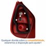 Lanterna Fiat Palio G2 2001 Até 2004 Fumê Carcaça Vermelha Lado Direito Passageiro